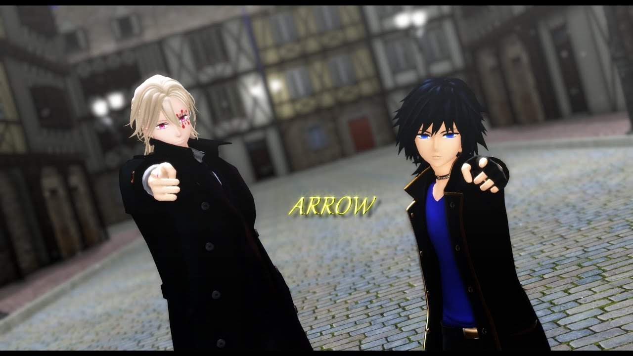 【鬼滅のMMD】ARROW【天元/義勇】【1080p】※非公式お着換え