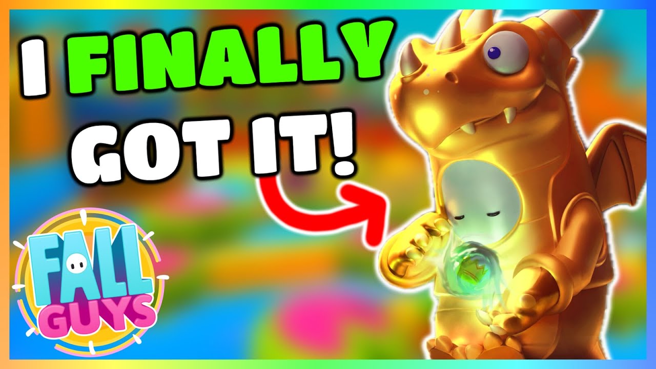 I FINALLY Unlocked Golden Dragon! (Fall Guys)