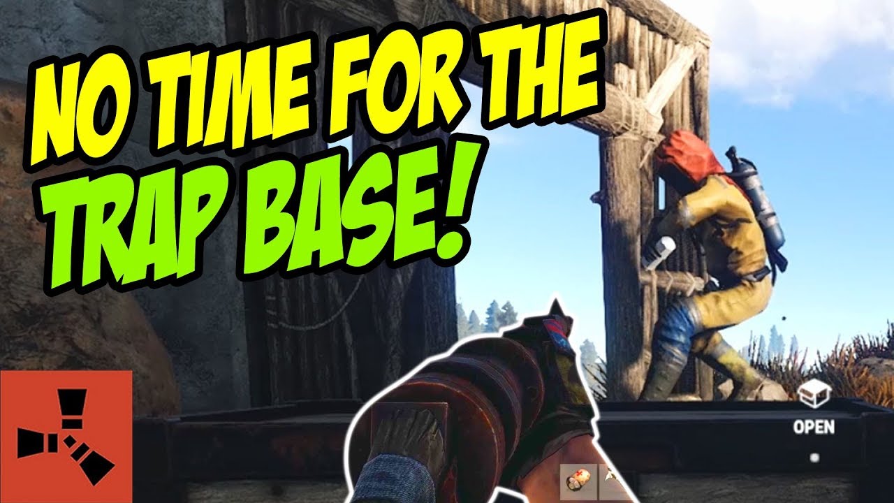 NO, TRAP BASE! I don't have time for you! | Rust Solo Survival S33E02
