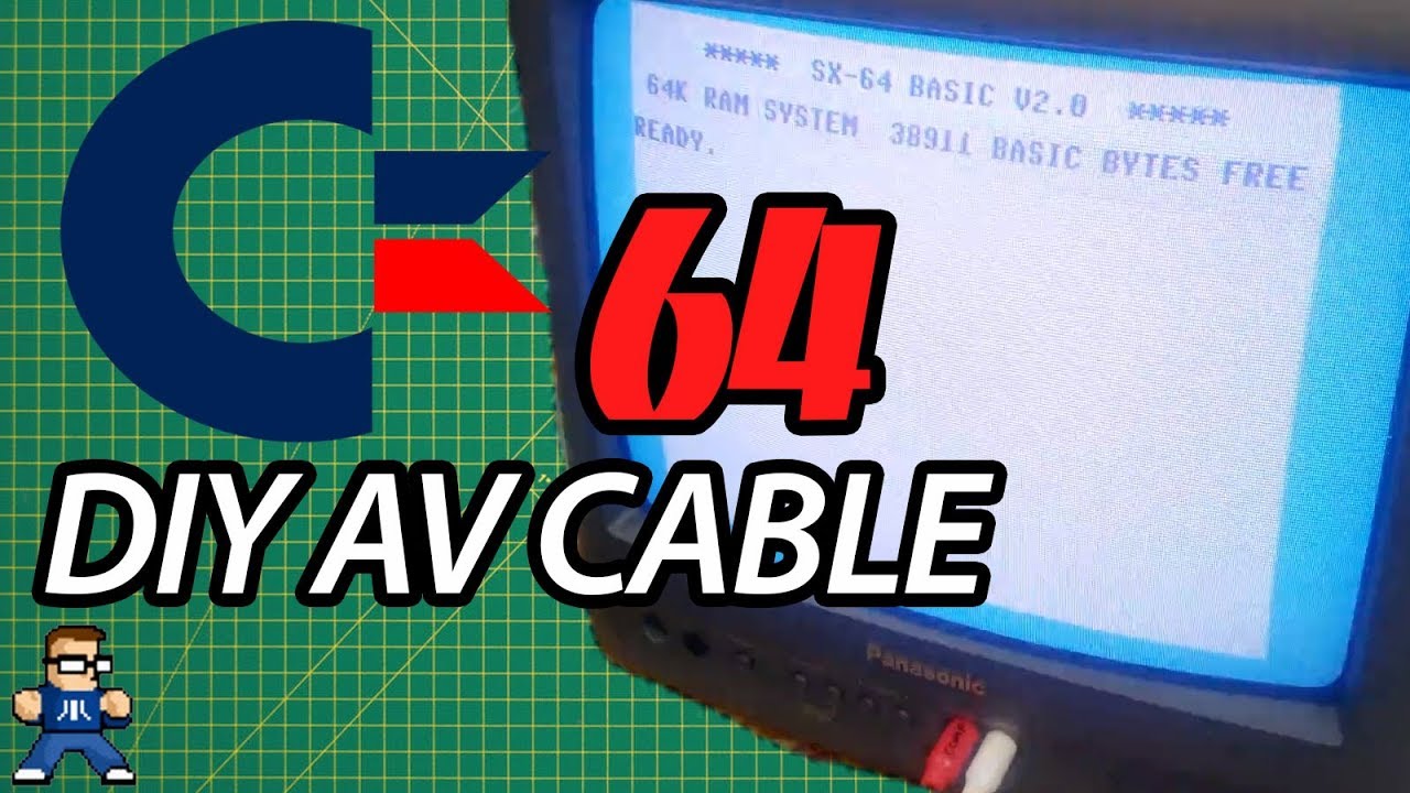 How To DIY Commodore 64 AV Cable