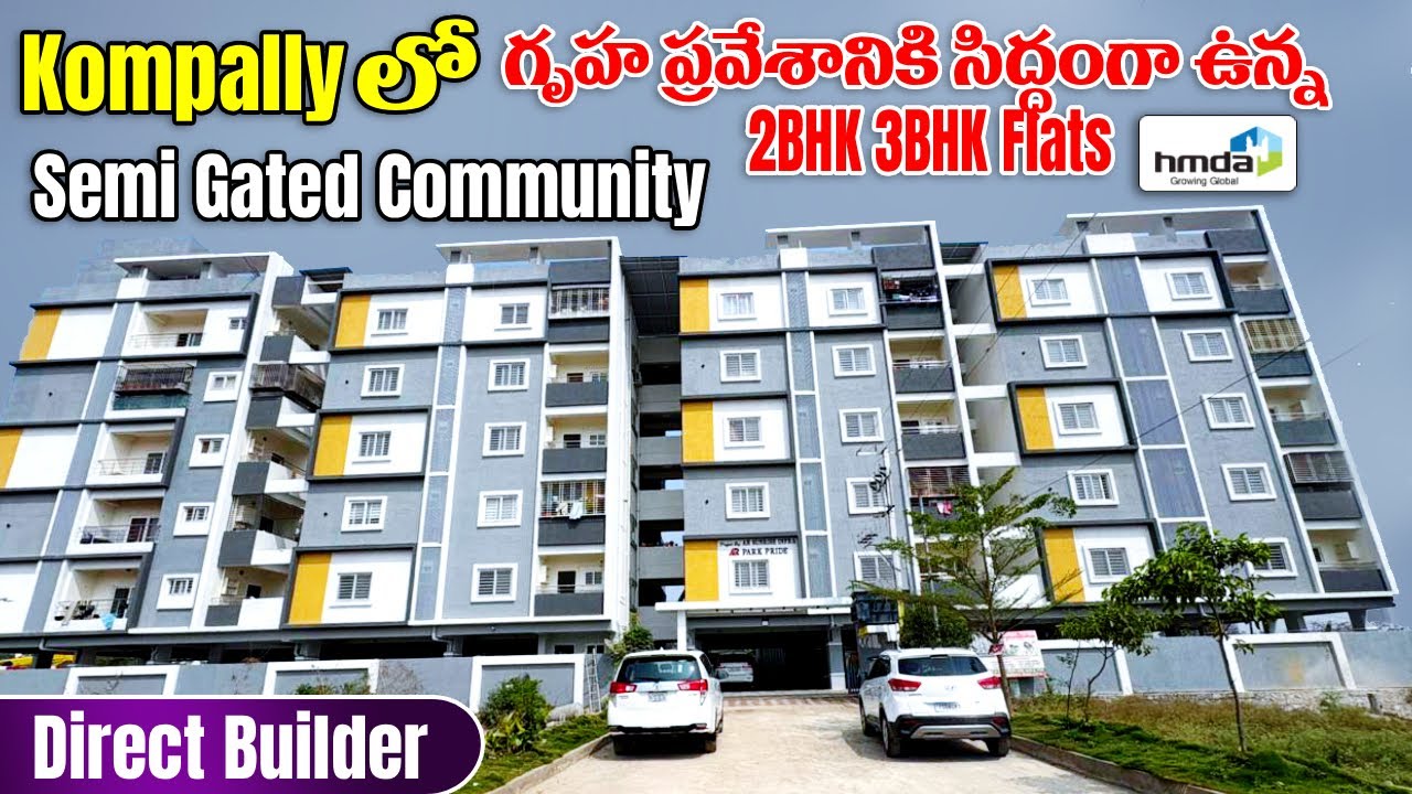 Direct Builder Low Budget 2BHK 3BHK Flats For Sale At Kompally Suchitra Hyderabad 