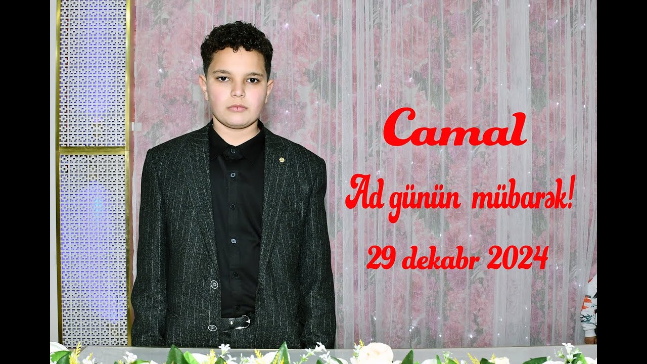 Camal Tahir oğlunun ad günü. QOBU PALACE 29/12/24