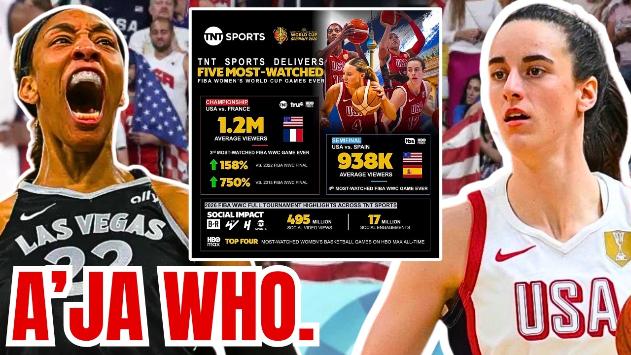 Caitlin Clark Leads Team USA to RECORD SETTING TV Ratings! NOBODY MISSED A'ja Wilson! | WNBA