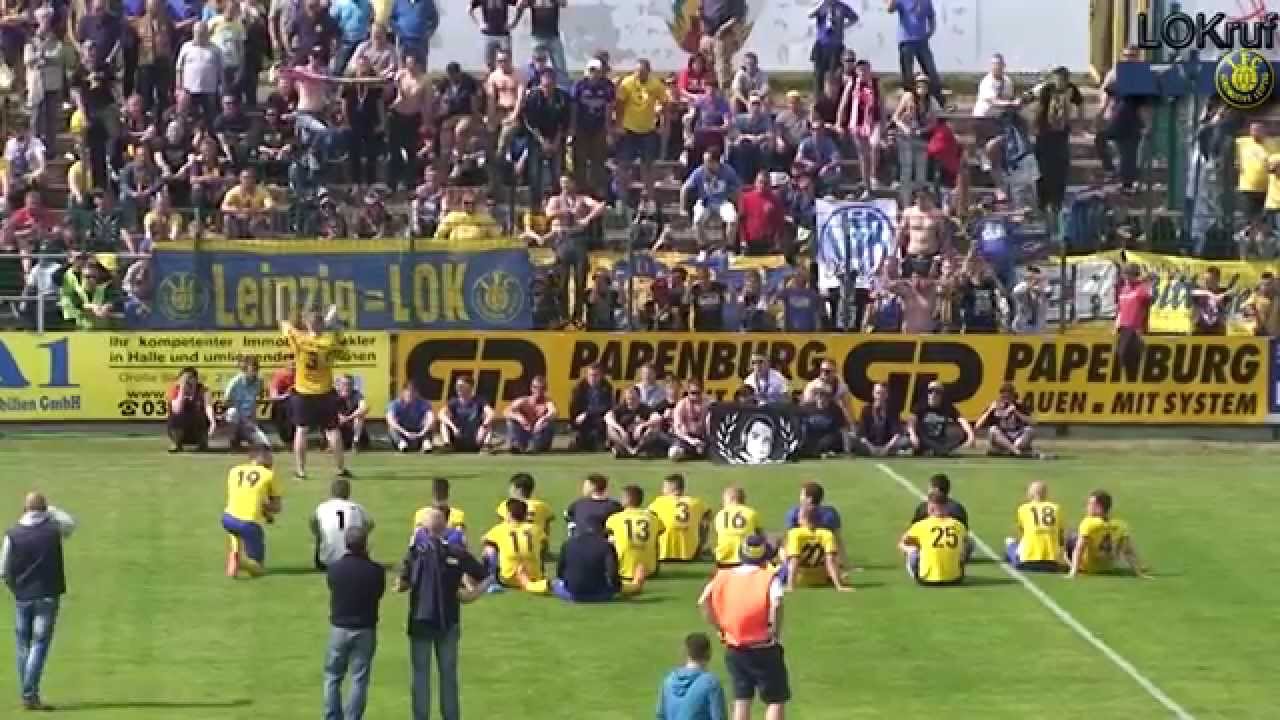 VfL Halle 96 vs 1. FC Lok Leipzig 0 : 2
