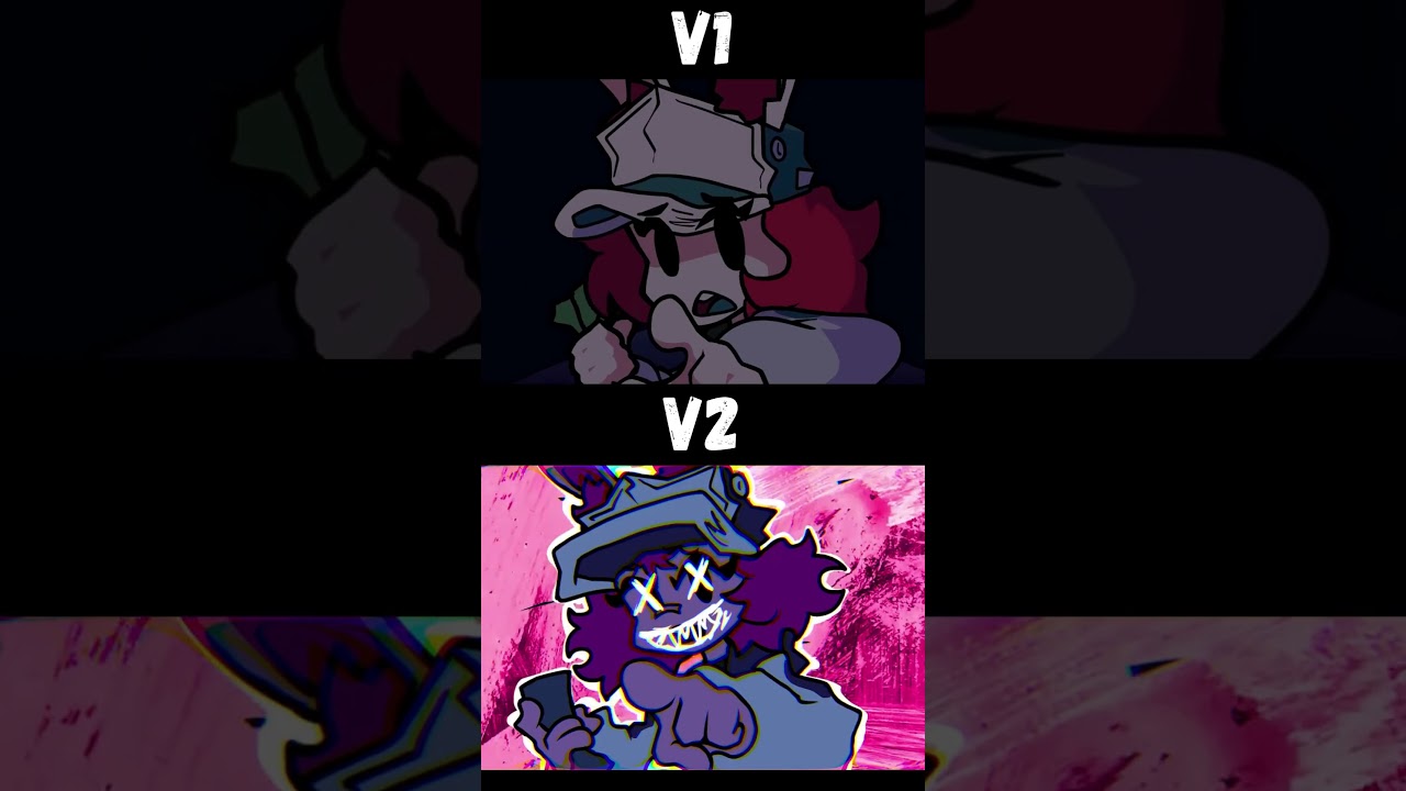 'Graffiti Groovin'| V.S. Skarlet Bunny [V1 VS V2] (ANIMATION) (FNF MOD) 