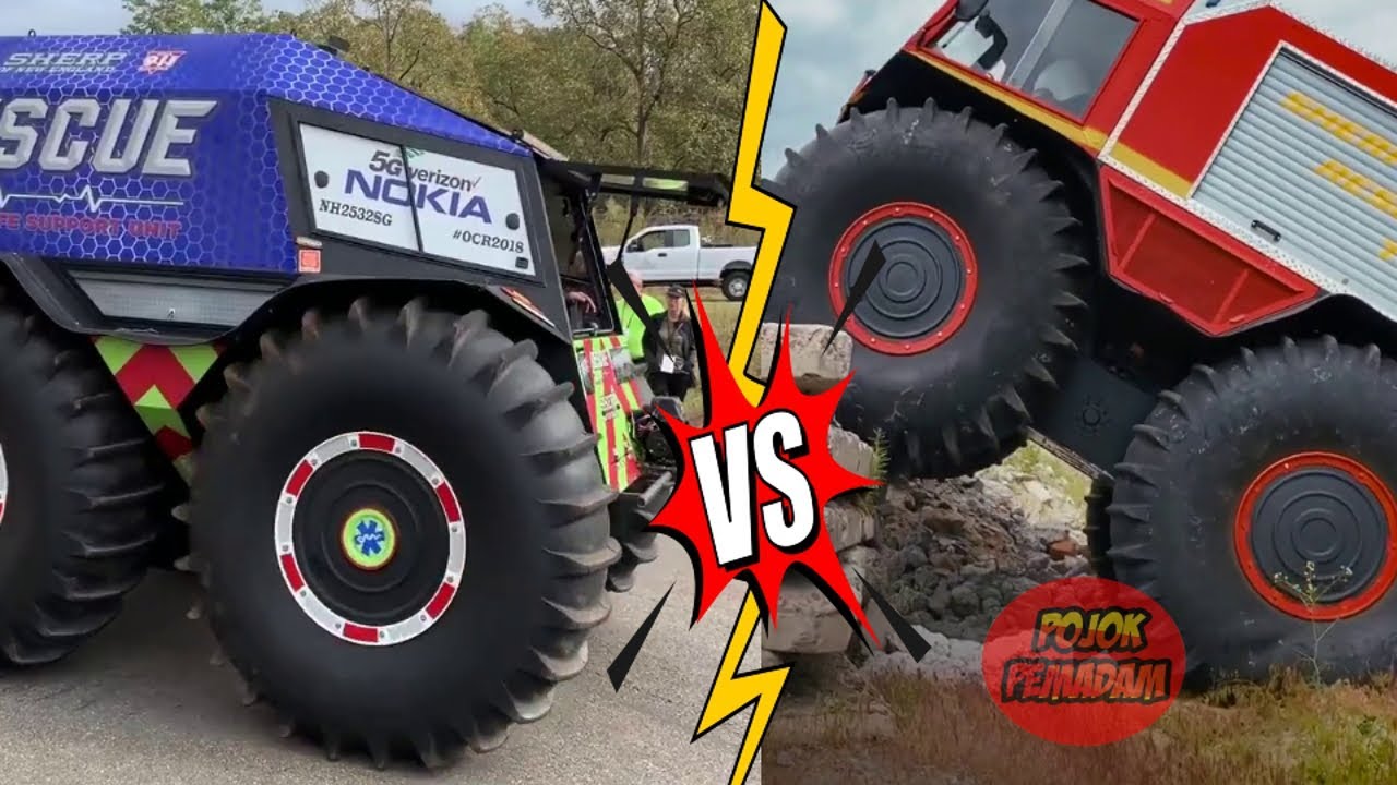 Pemadam Kebakaran Canggih   Sherp ATV Firefighting