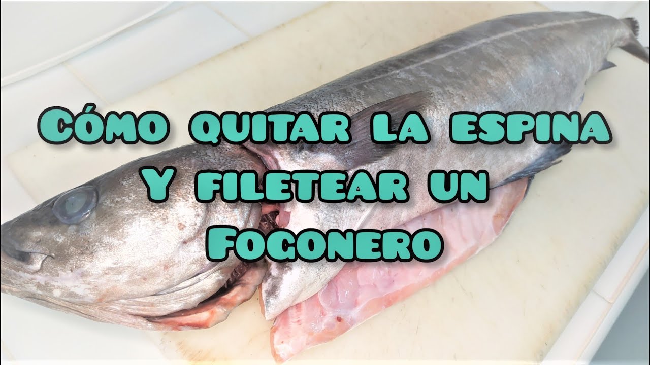 CÓMO QUITAR LA ESPINA Y FILETEAR UN FOGONERO