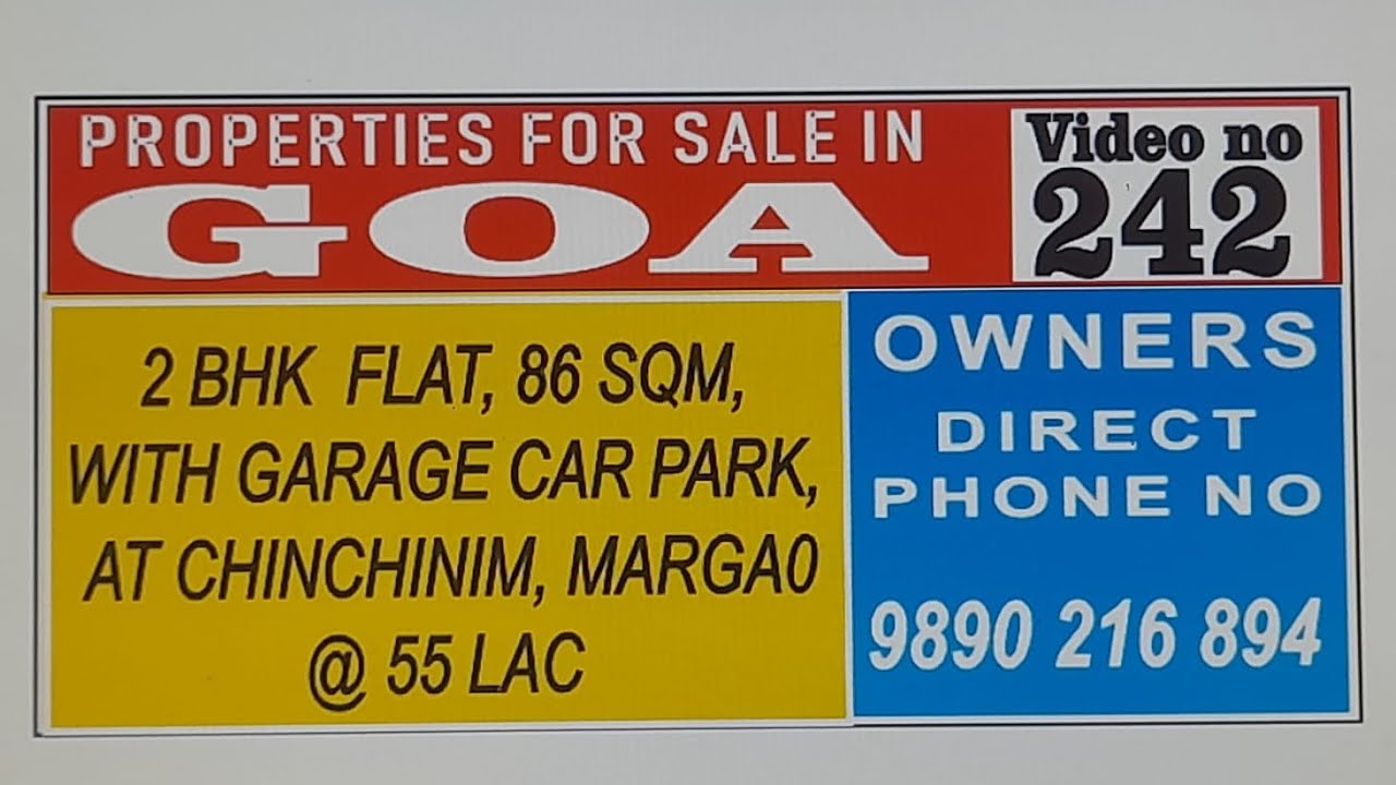 2bhk flat for sale at chinchinim, margao, goa 