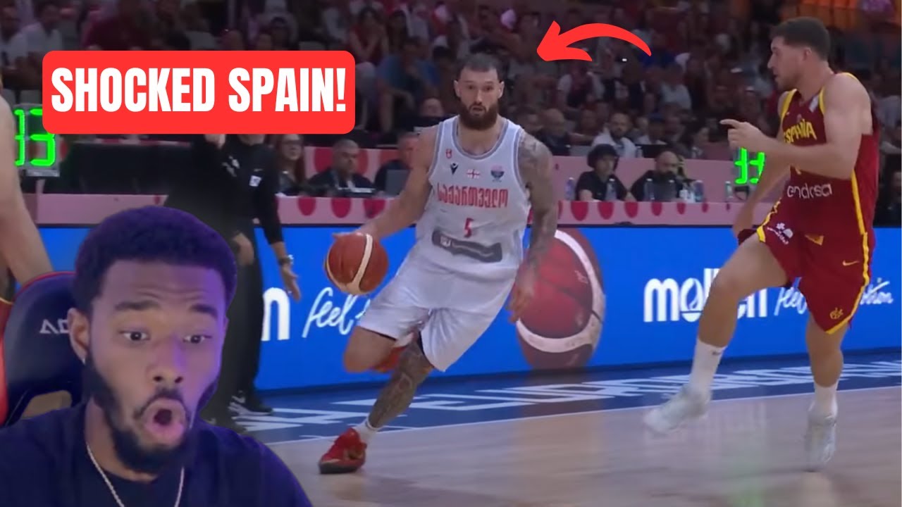 HUGE Georgia upset! REACTION to Georgia vs Spain EuroBasket 2025 Highlights
