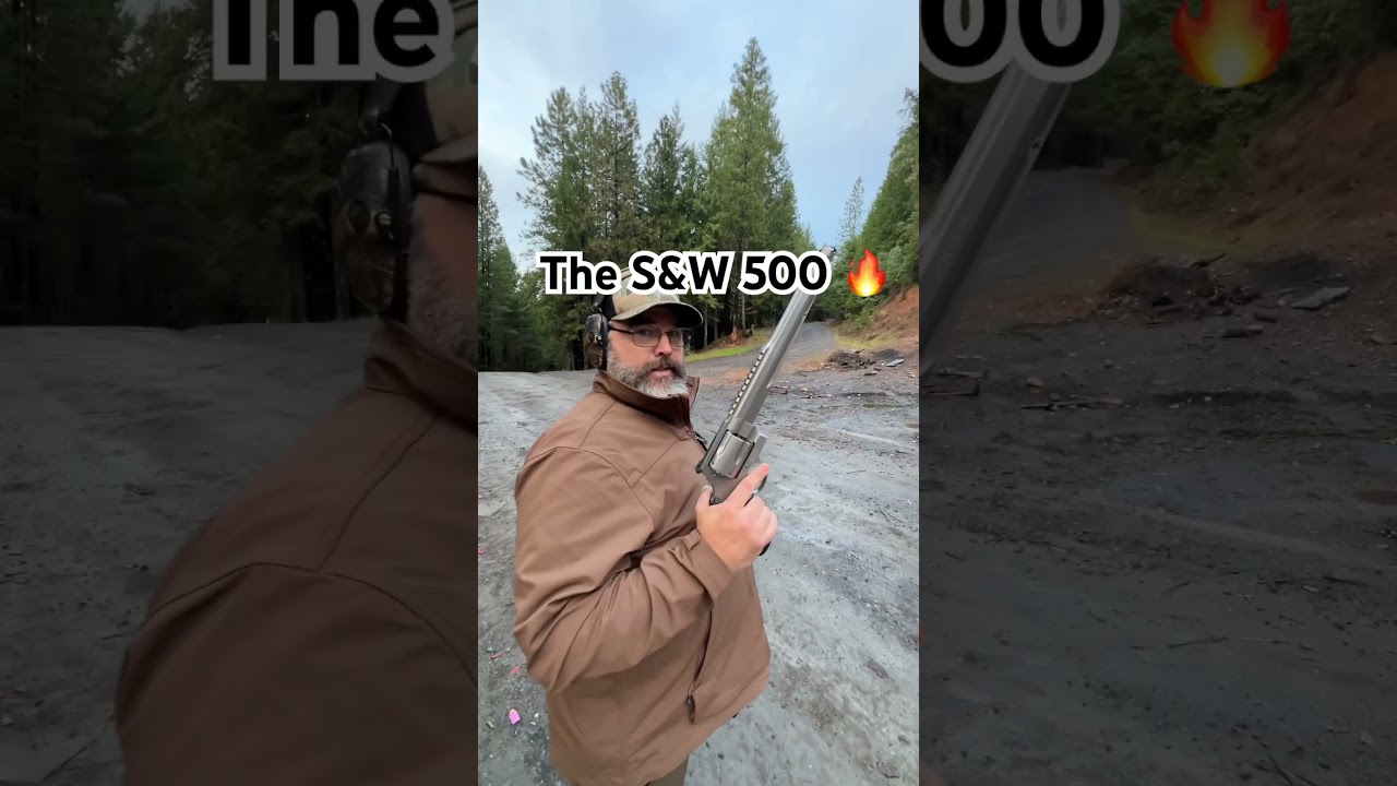 Grandpa got a new Smith & Wesson 500 🤠