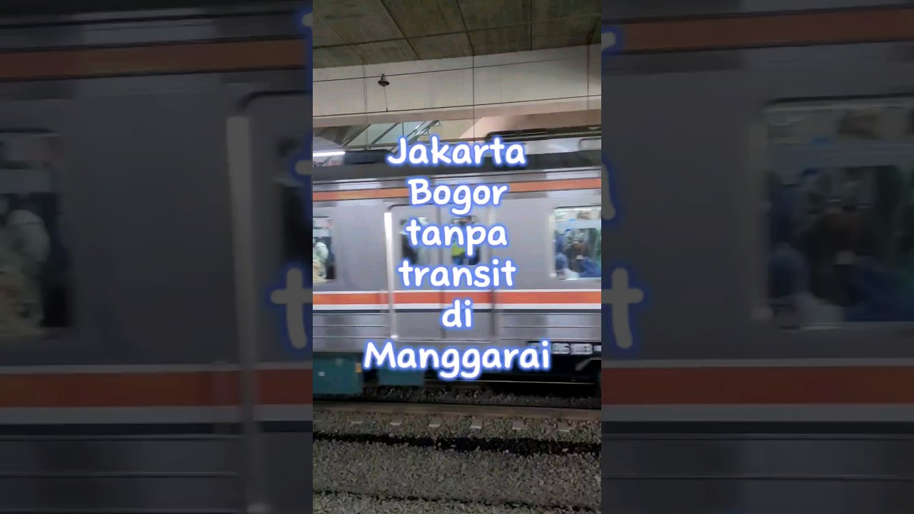 Cara terhindar dari transit di Manggarai #keretaapi