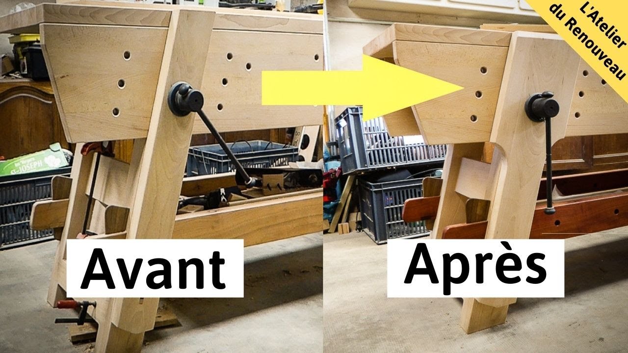 Modification de la presse de mon établi