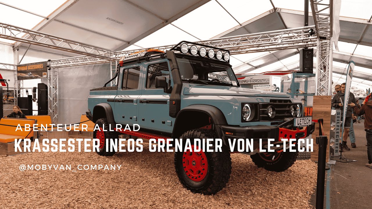 Krassester Ineos Grenadier auf der Abenteuer Allrad von Le-Tech