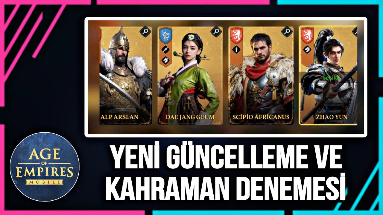 YENİ GÜNCELLEME VE HEROLARI KONUŞUYORUZ - aOEm MOBİLE