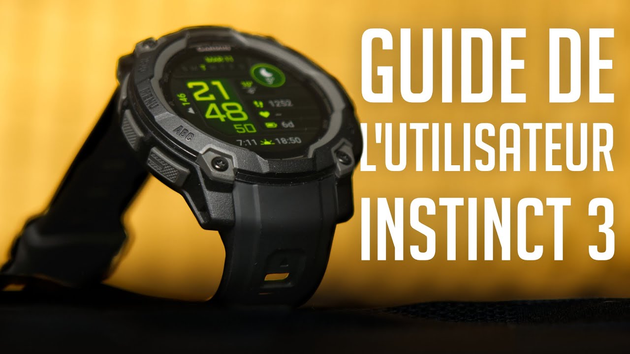 Comment utiliser la Garmin Instinct 3 (Guide de l'utilisateur complet)