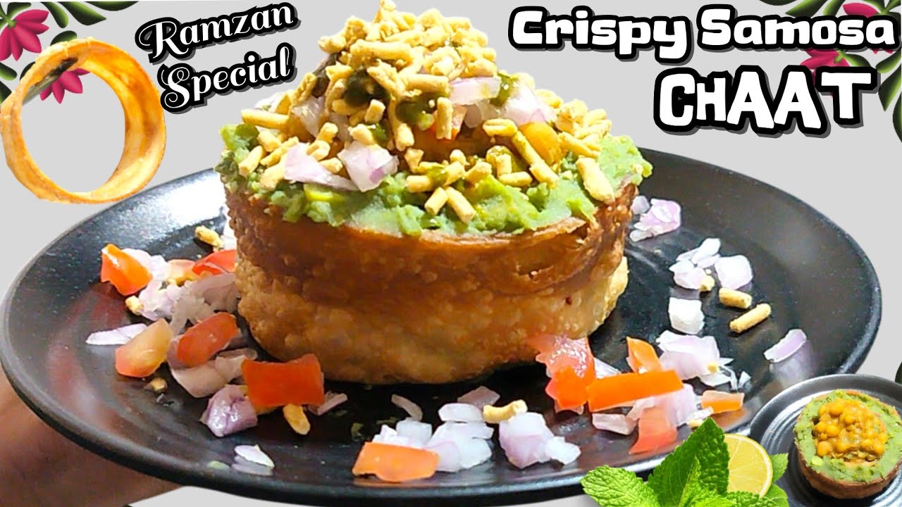 Laughter chef ki dish Crispy Samosa Chaat || Ramzan Special Recipe || Ragada Chaat Recipe 