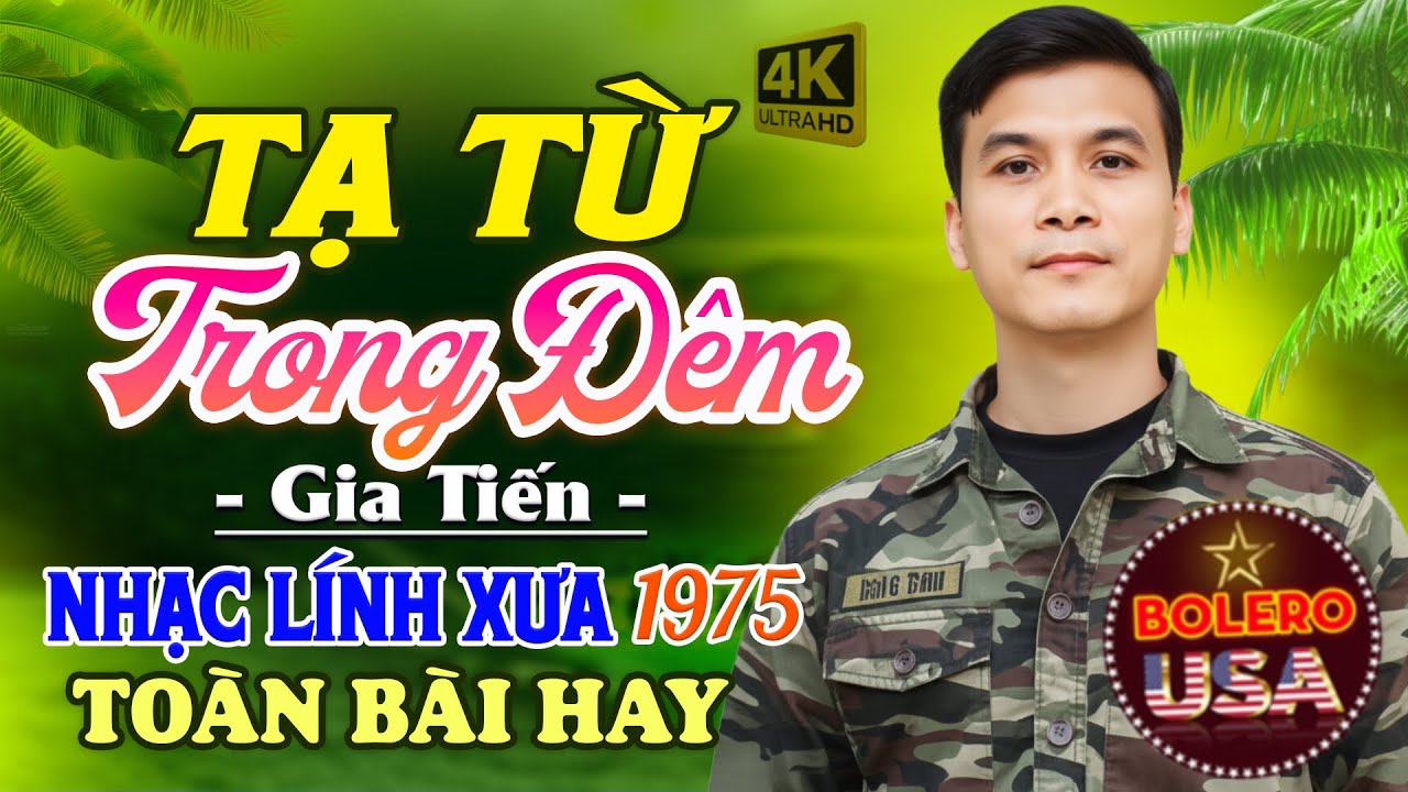 Tạ Từ Trong Đêm - LK Nhạc Lính Bolero Trữ Tình Hải Ngoại ÊM TAI DỄ NGỦ Cả Làng Khen Tuyển chọn 2025.