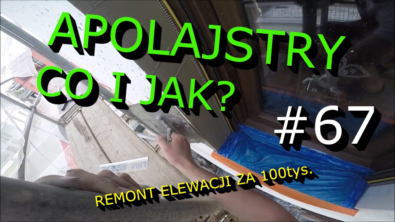 Listwy APU lub tzw apolajstry. Co jak i gdzie? Wklejam narożniki na elewacji #RemontElewacjiZa100tys