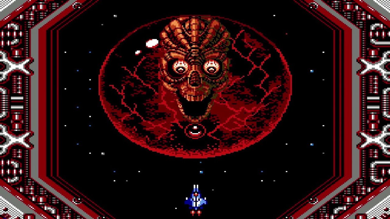 Life Force (NES) All Bosses (No Damage, No Power Up)