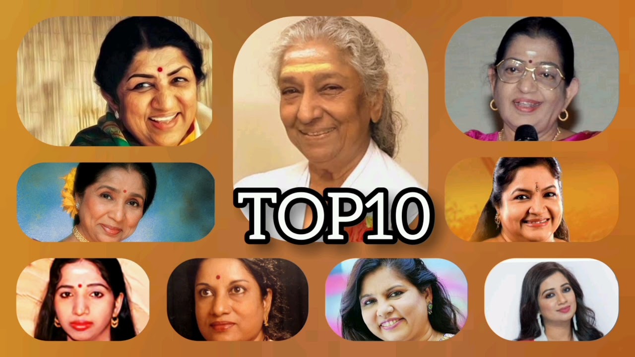Top10 indian female playback singers || Top Female singers in India || Female singers || Top 10||