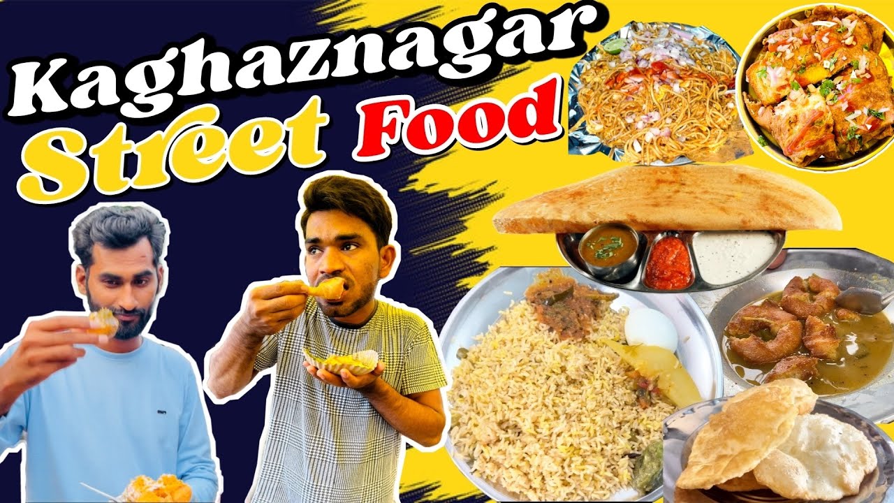 Kaghaznagar Best Street Food || From AM (to) PM || Unique Food must Try😍