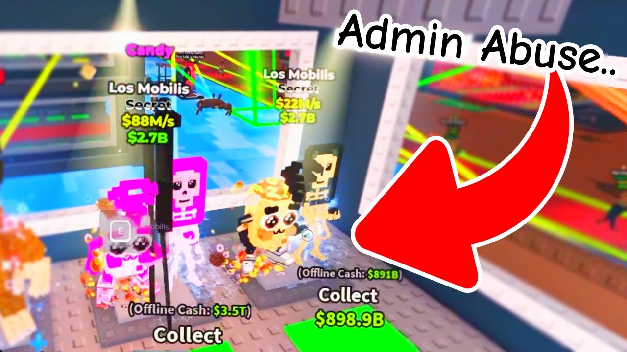 STEALING DURING ADMIN ABUSE...