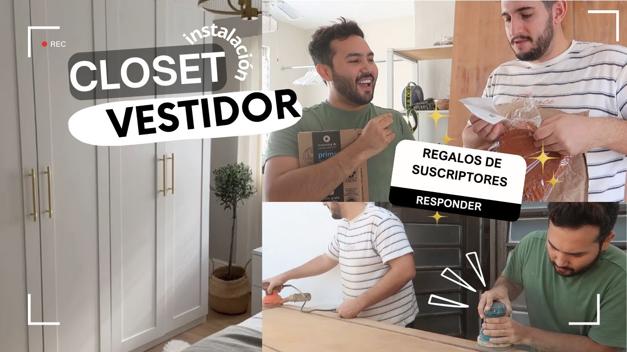 ✅DIY Closet  😱Instalación para tener Espacio Perfectamente Organizado