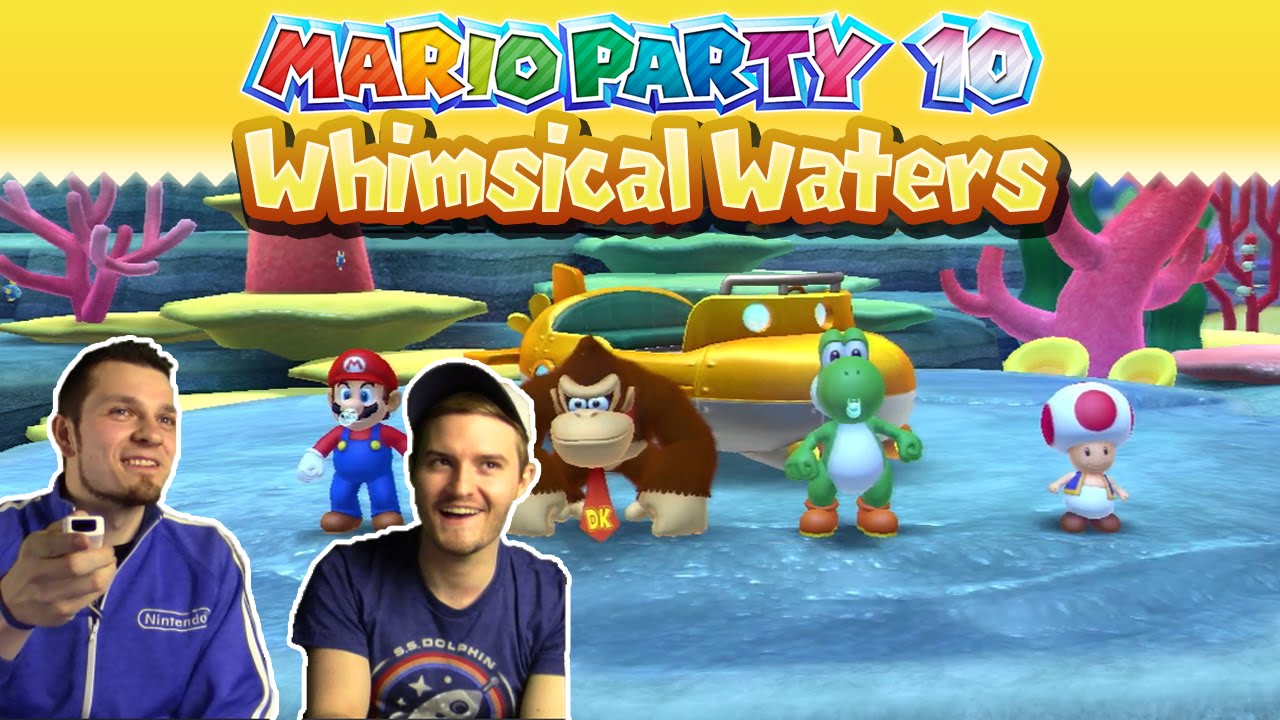 Mario Party 10 - Whimsical Waters Gameplay With WiiFolderJosh! [Part 3]