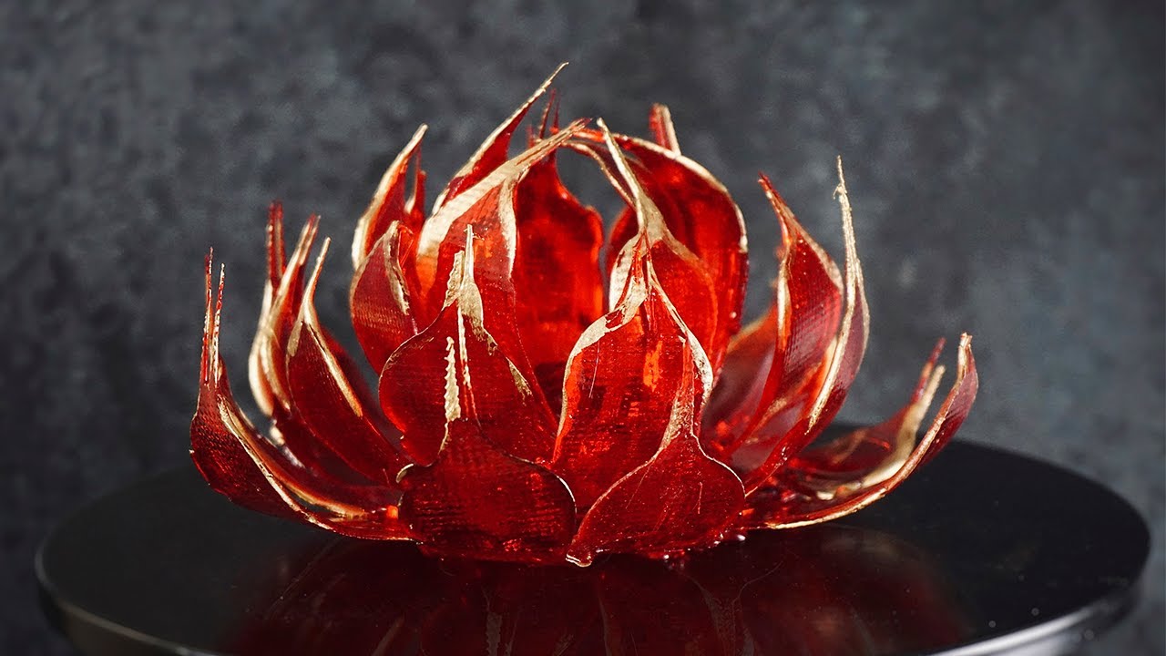 ЦВЕТОК ИЗ ИЗЛОМАЛЬТА / КАРАМЕЛИ / CARAMEL FLOWER