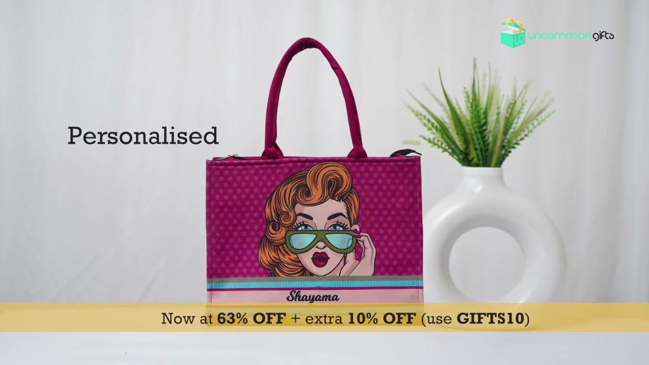 Trendy Personalised Tote Bag | Made Just for You