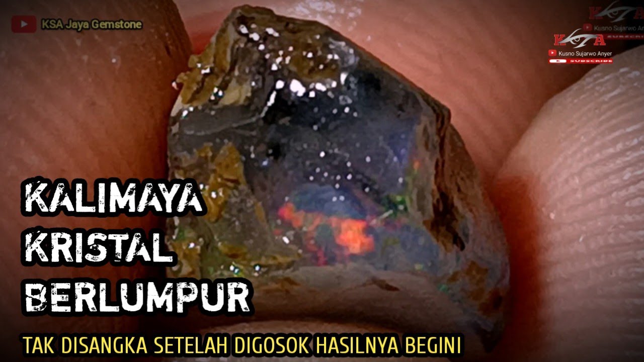 GOSOK BATU KALIMAYA TERBUNGKUS KULIT LUMPUR | BEGINI HASILNYA SETELAH DIPOLES