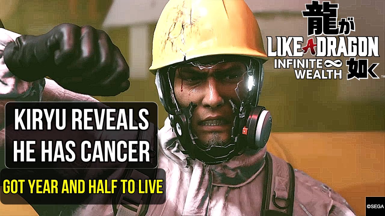 Kiryu Kazuma reveals he has cancer in like a dragon: infinite wealth | Kiryu faces inevitable death