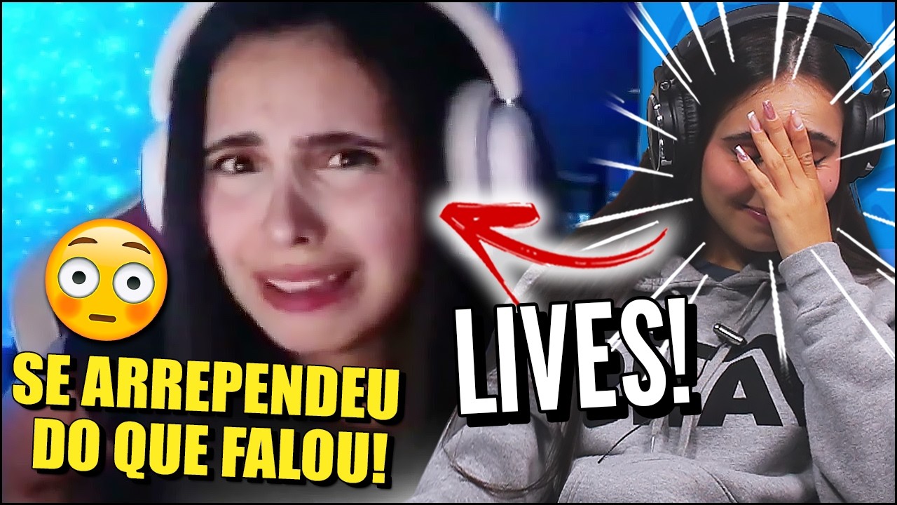LARISSA SE ARREPENDEU DE FALAR ISSO EM LIVE 😂 - CLIPS ENGRAÇADOS (JOVENS REAGEM)