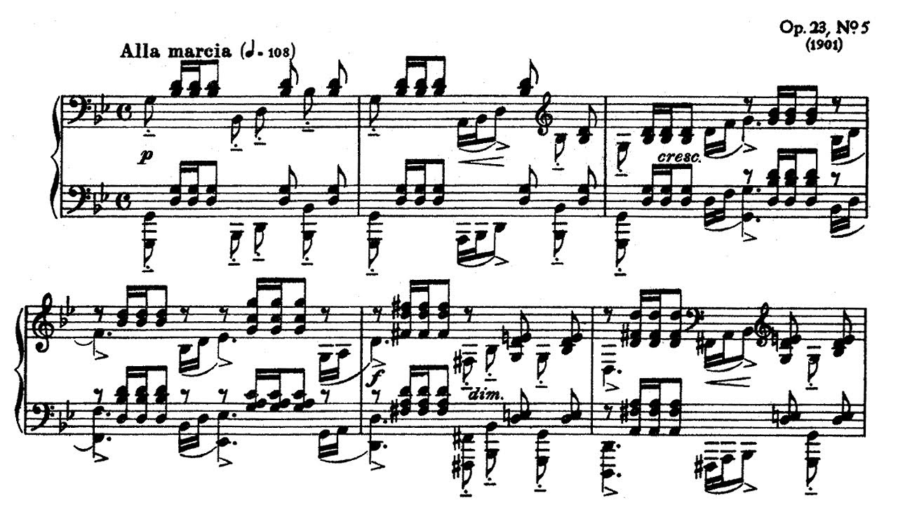 Rachmaninoff / Constance Keene, 1964: Prelude in G minor Op. 23 No. 5 - Philips PHC 2-006