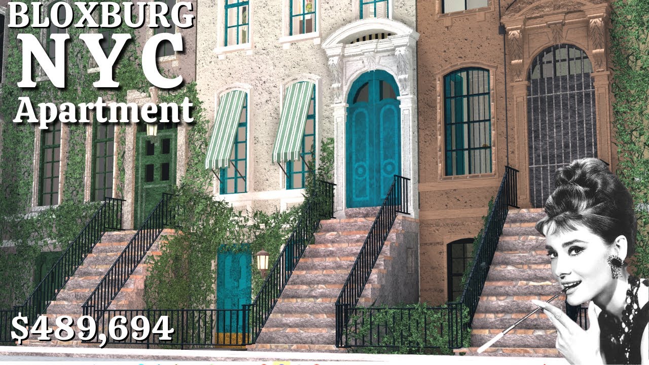 Bloxburg - NYC Apartment | Tour and Speedbuild Part 1 (Breakfast at Tiffany's)