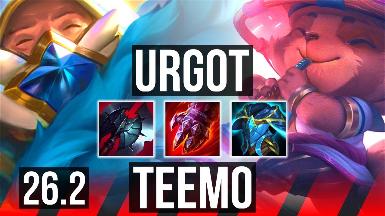 URGOT vs TEEMO (TOP) | Arcane Comet | EUW Master | 26.2