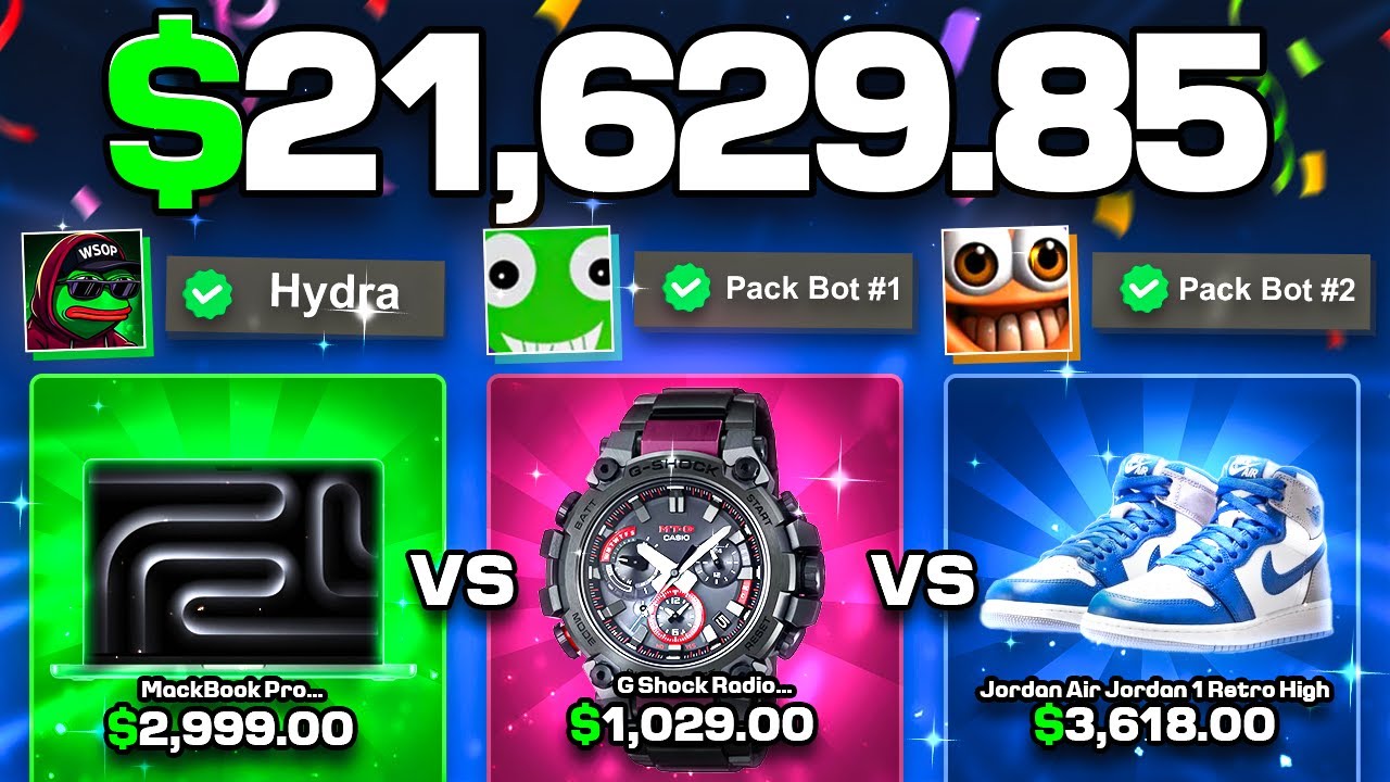 I Found The BEST Case Battles on PackDraw... ($10,000+ ON ITEMS)