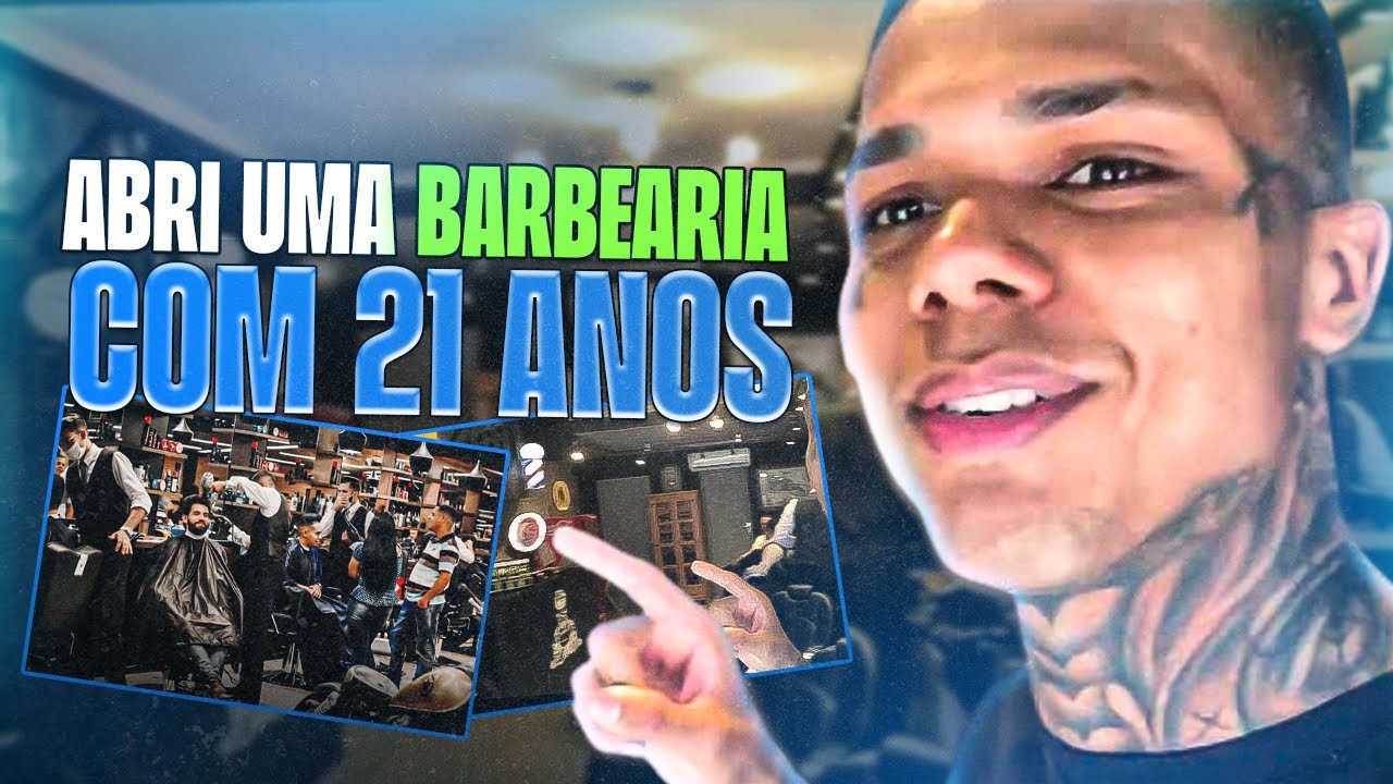 ABRIR UMA BARBEARIA COM 21 ANOS🥲 umas das maiores de São Paulo
