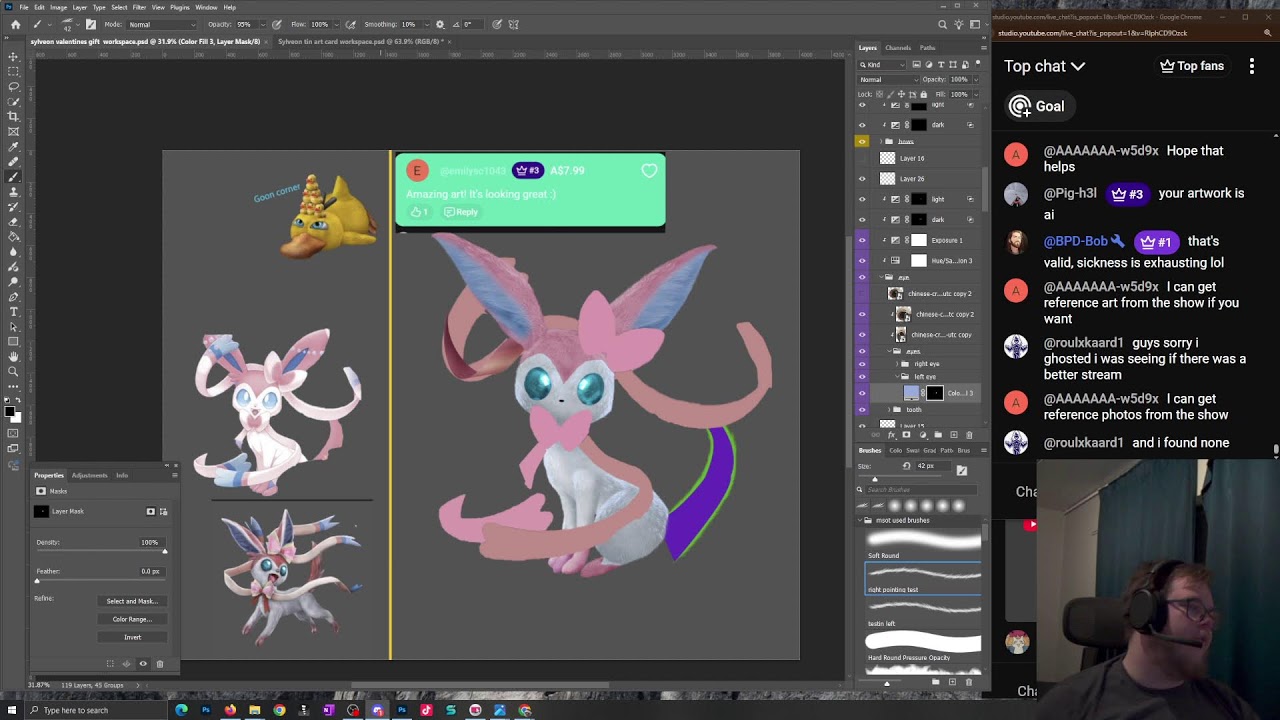 Turning pokemon realistic in photoshop