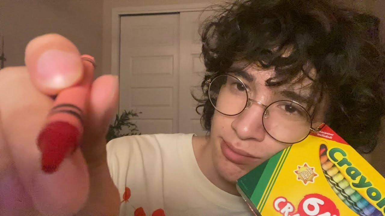 ASMR Doing Your Makeup With Crayons 🖍️