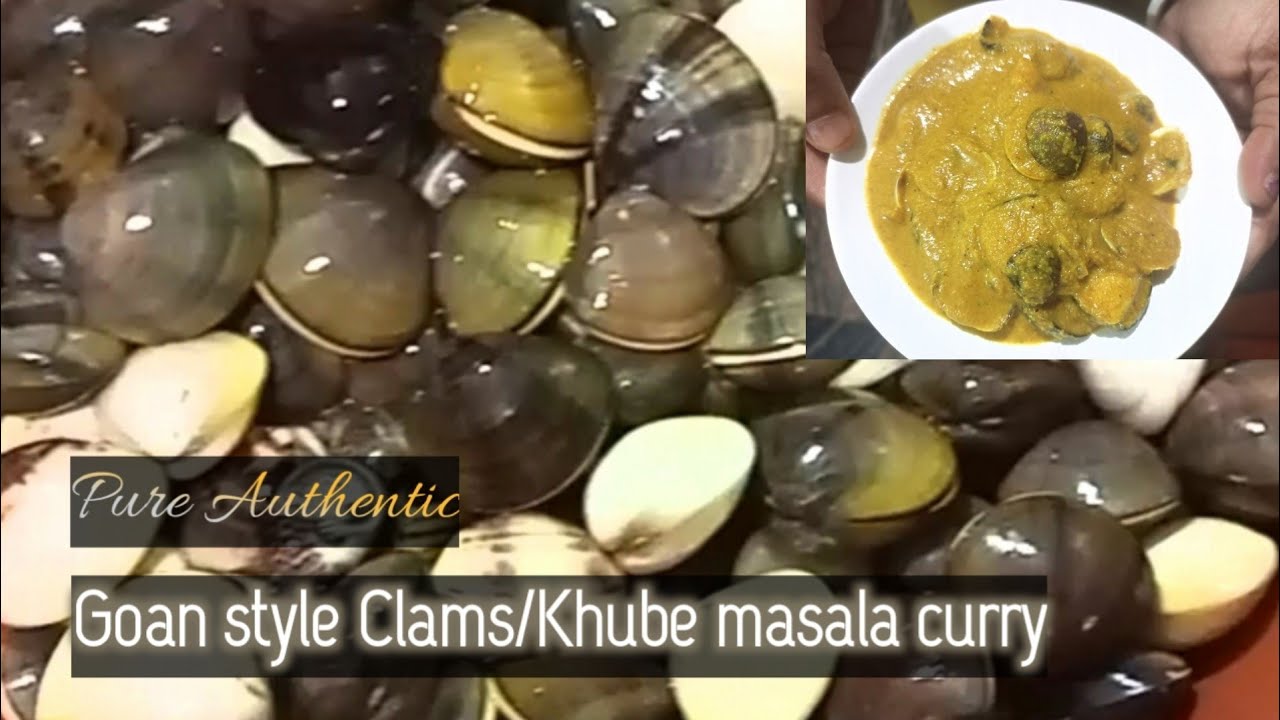 Goan Clams / Khube Masala Gravy |  खुब्यांचे कालवण | Pure Authentic Goan recipe | Khube curry @KLG
