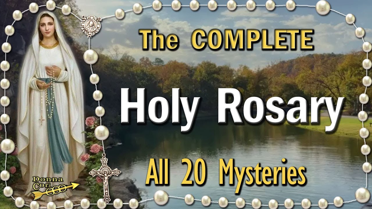 The HOLY ROSARY Complete 🙏 ALL 20 Mysteries - Twenty Decades in FALL at Dogwood Canyon, Branson MO