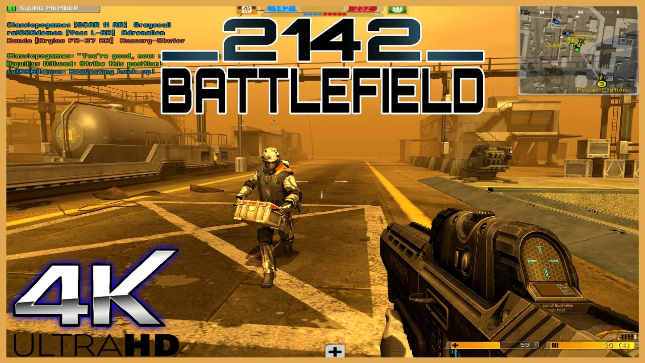Battlefield 2142 Multiplayer 2020 Tunis Harbor Coop Gameplay 4K