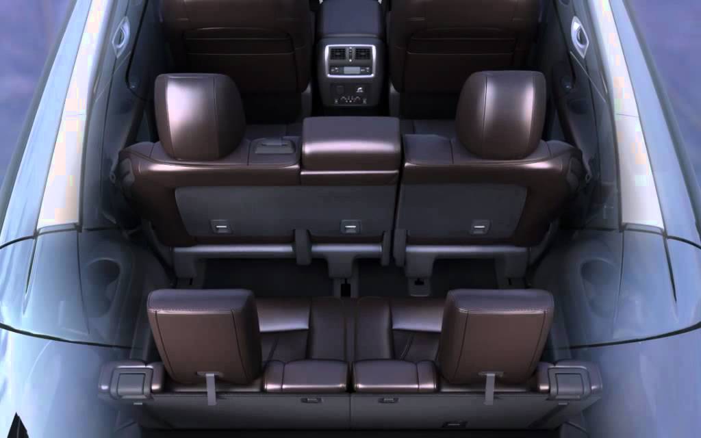 2013 Infiniti JX35 2nd Row Sliding Seats