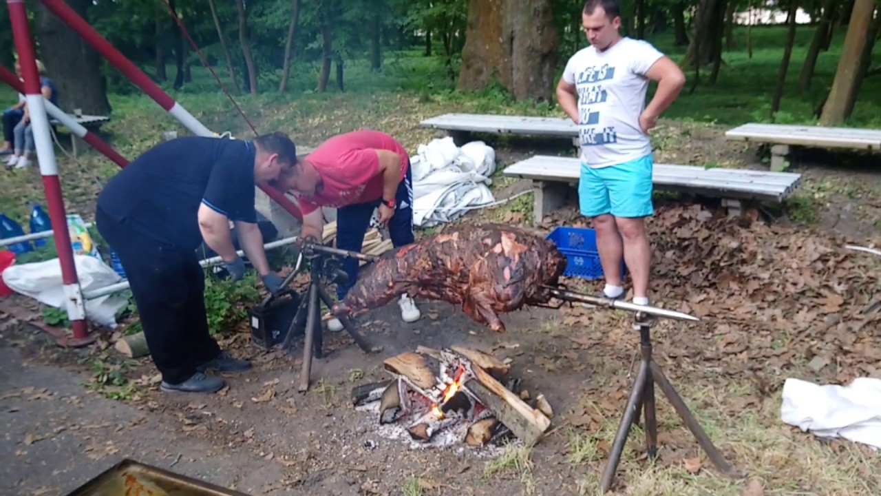 12.05.2018 Festyn w Golenicach Adrian Naumowicz Pieczony Dzik