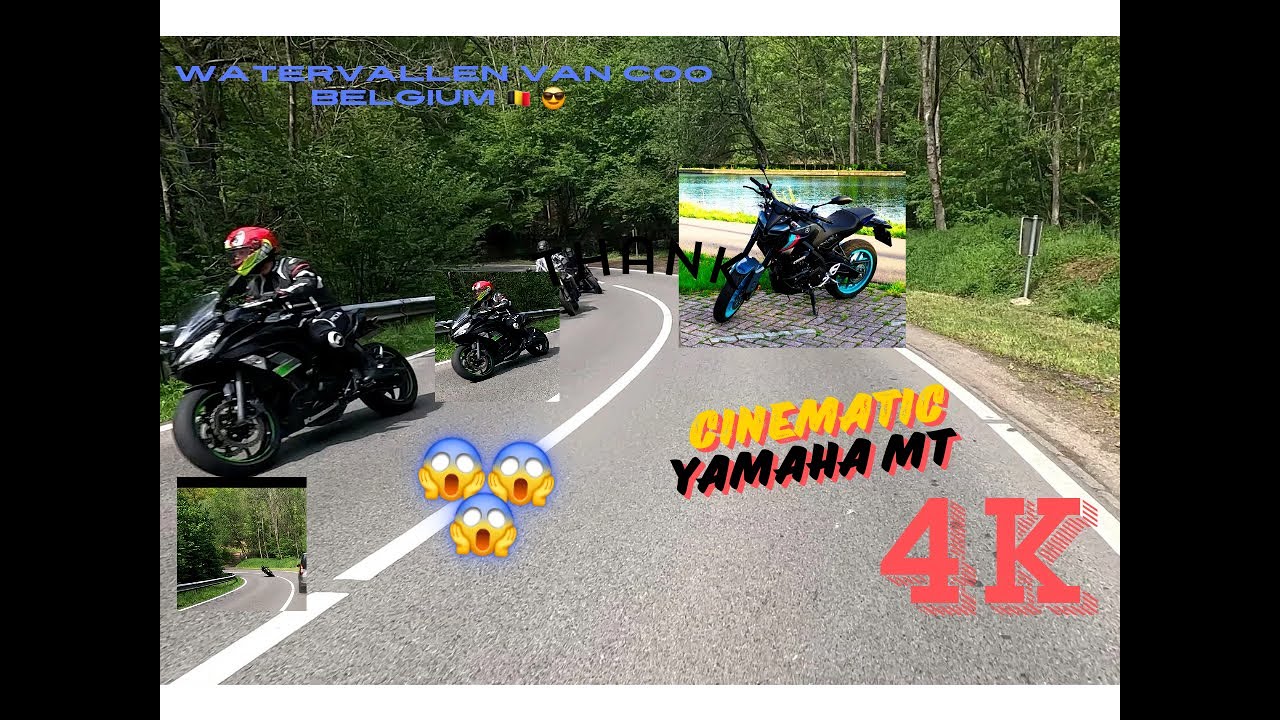Watervallen van coo yamaha mt cinematic 4k Waterfalls of Coo 😱😱 آبشارهای کو