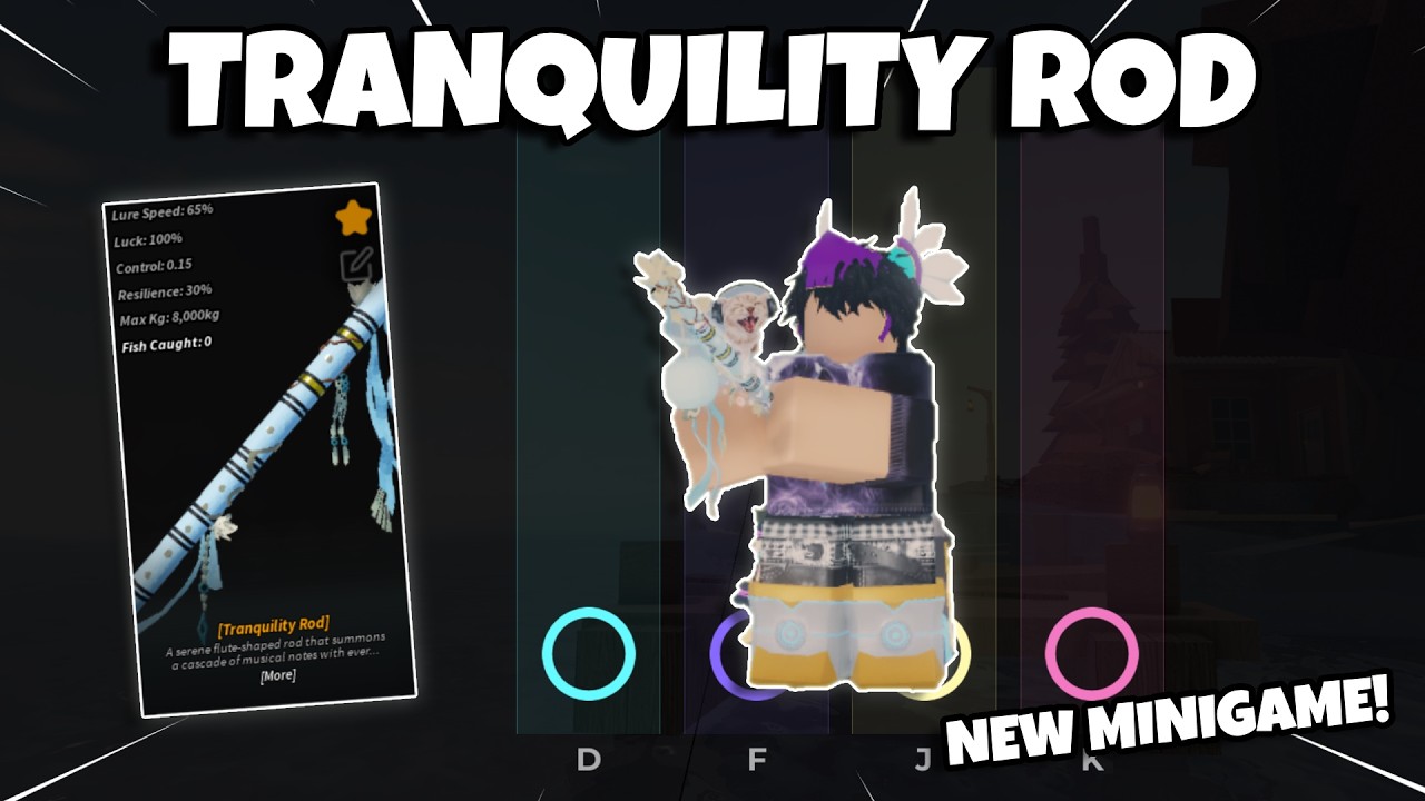 Obtaining The TRANQUILITY DEV ROD In Fisch! (INSANE MINIGAME)