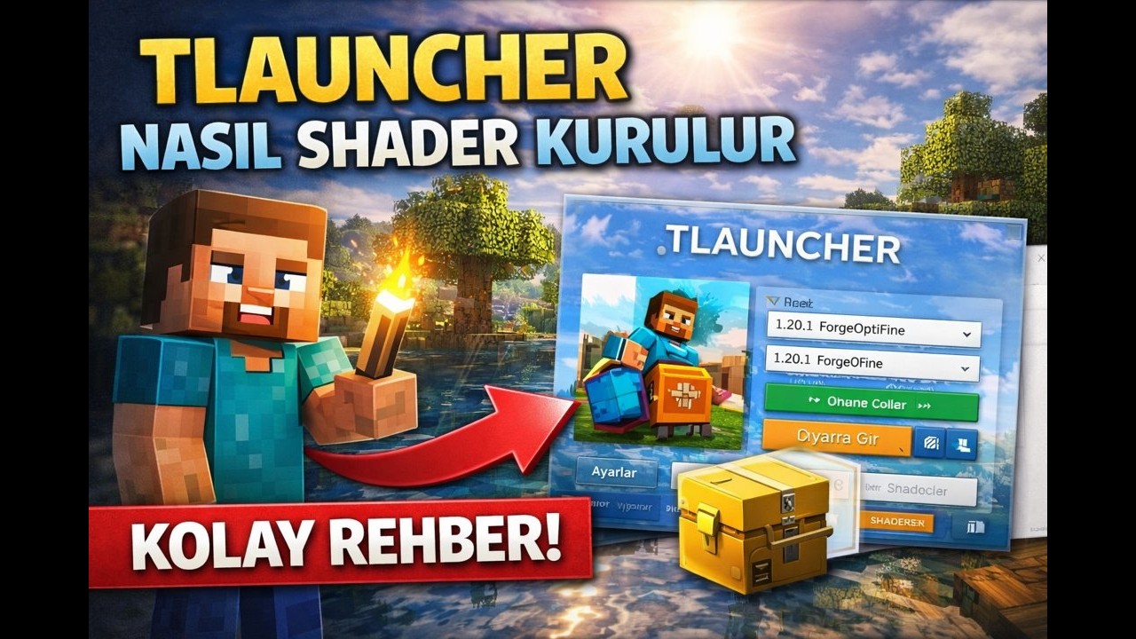 tluncher nasıl shader kurulur