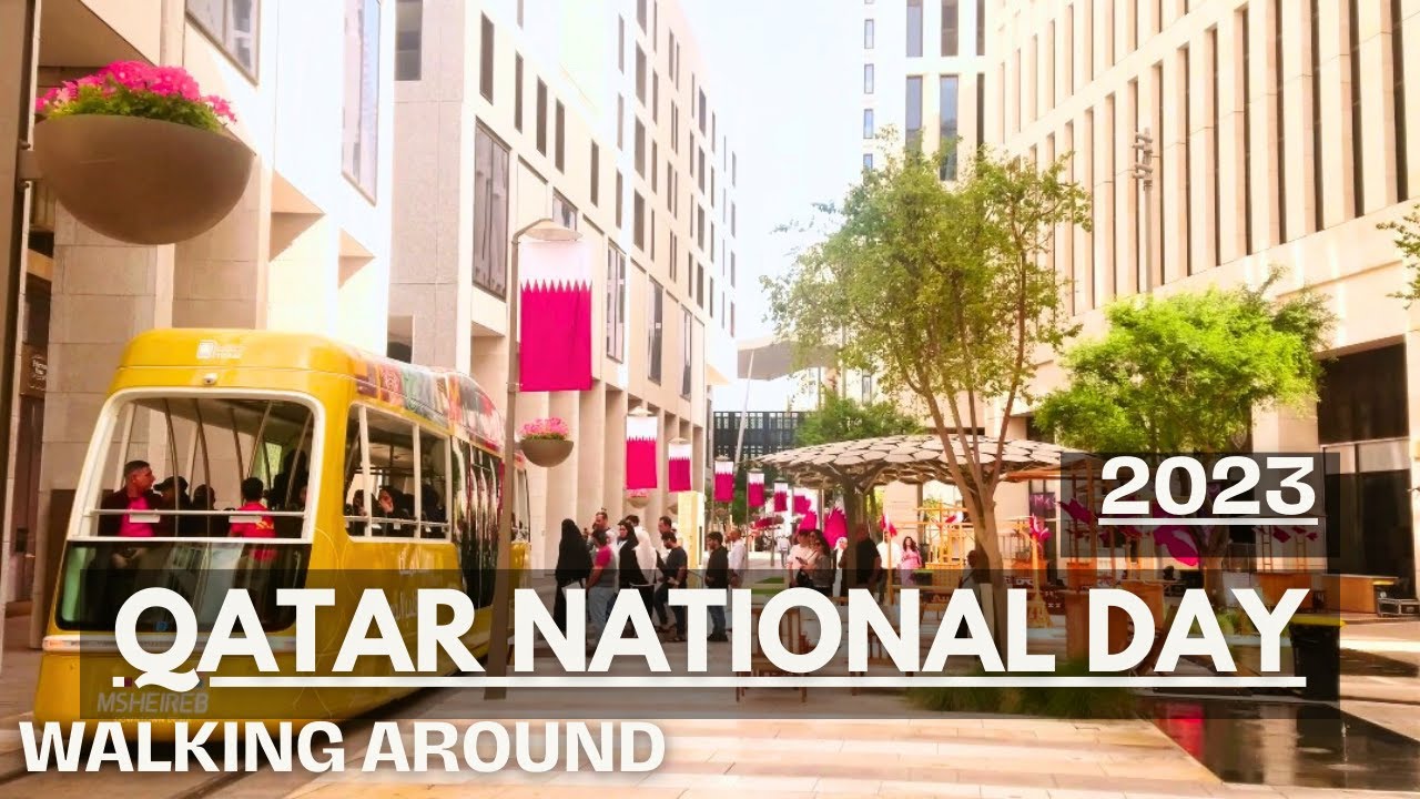 4K° | Walking Around During QATAR NATIONAL DAY 2023 🇶🇦 I🚶‍♂️walk around QATAR #qatar