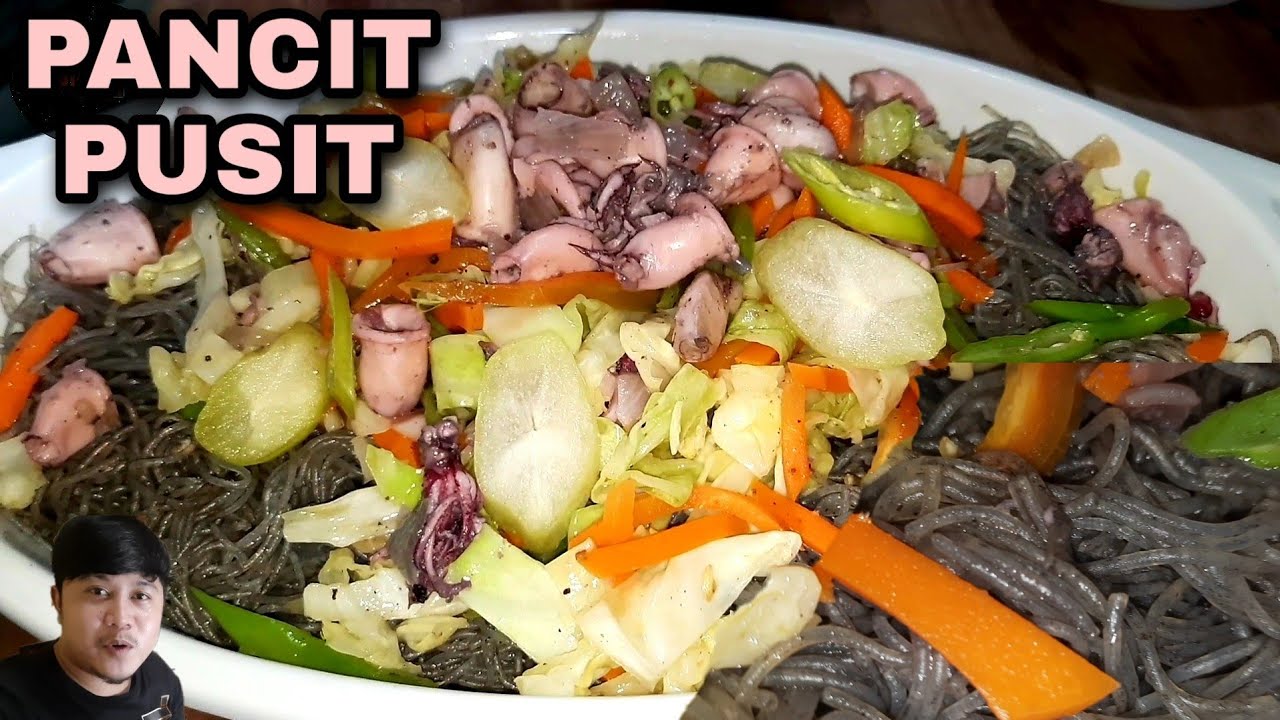 PANCIT PUSIT RECIPE | FILIPINO FOOD CAVITEÑO ( Pancit Choco en su Tinta)